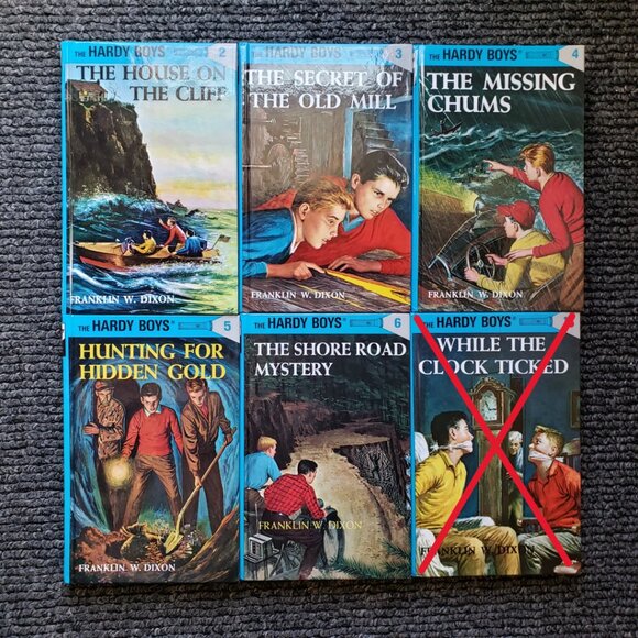 Lot of 5 Hardy Boys Hardcover Glossy Detective Flashlight Books Unread New - Picture 1 of 9